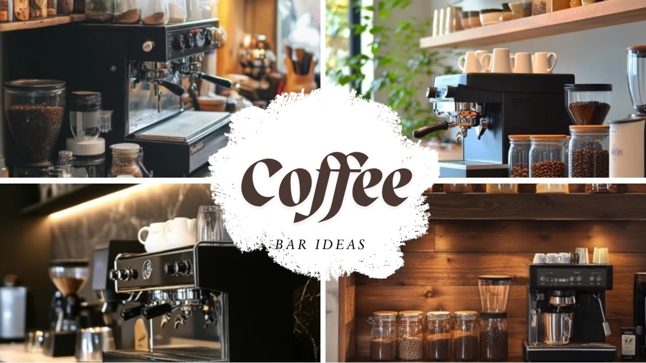 Modern Coffee Station Ideas at Home for Small Spaces
