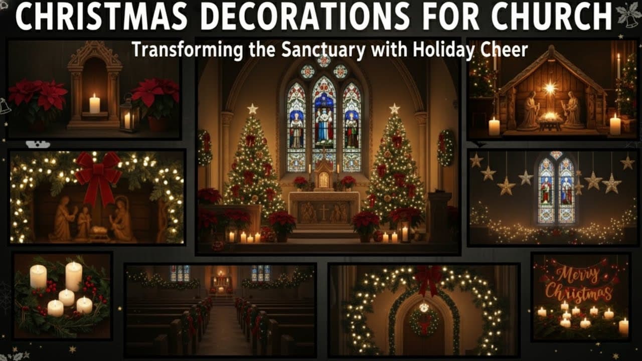 Christmas Decorations for Church That Inspire Wonder and Worship