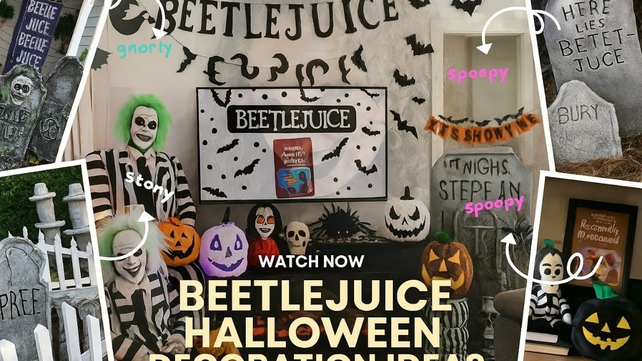 Beetlejuice Halloween Decoration Ideas for a Hauntingly Good Home