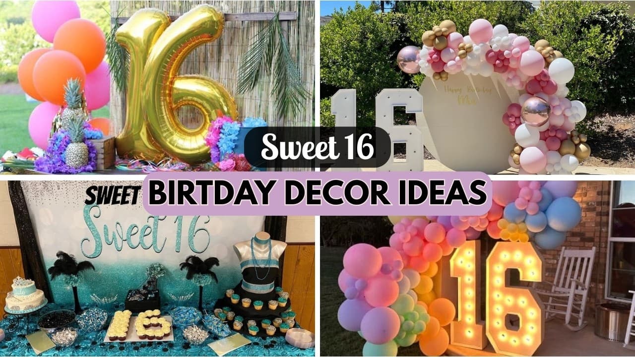 Memorable 16 Birthday Party Ideas at Home That Actually Wow