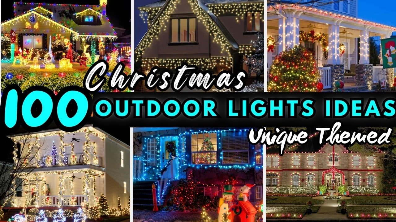 Outdoor Christmas Lights Ideas to Illuminate Your House This Holiday