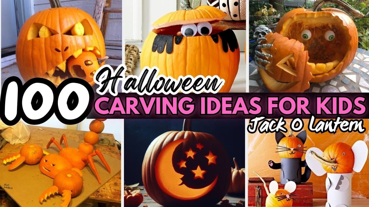 Cool and Easy Pumpkin Carving Ideas for Kids This Halloween