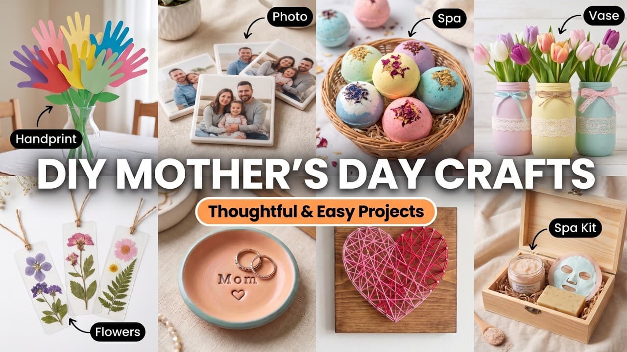 DIY Mother's Day Crafts That Feel Thoughtful and Handmade