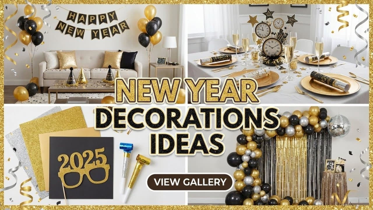 New Year Decorations Ideas to Style Your Space for 2025