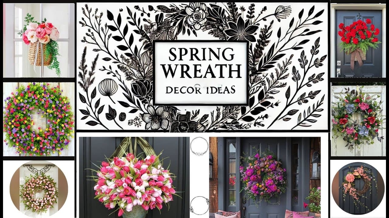 Eye-Catching DIY Spring Wreath Ideas for Your Front Door