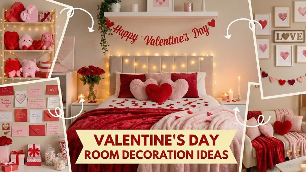 Valentine Day Room Decoration Ideas to Set the Mood