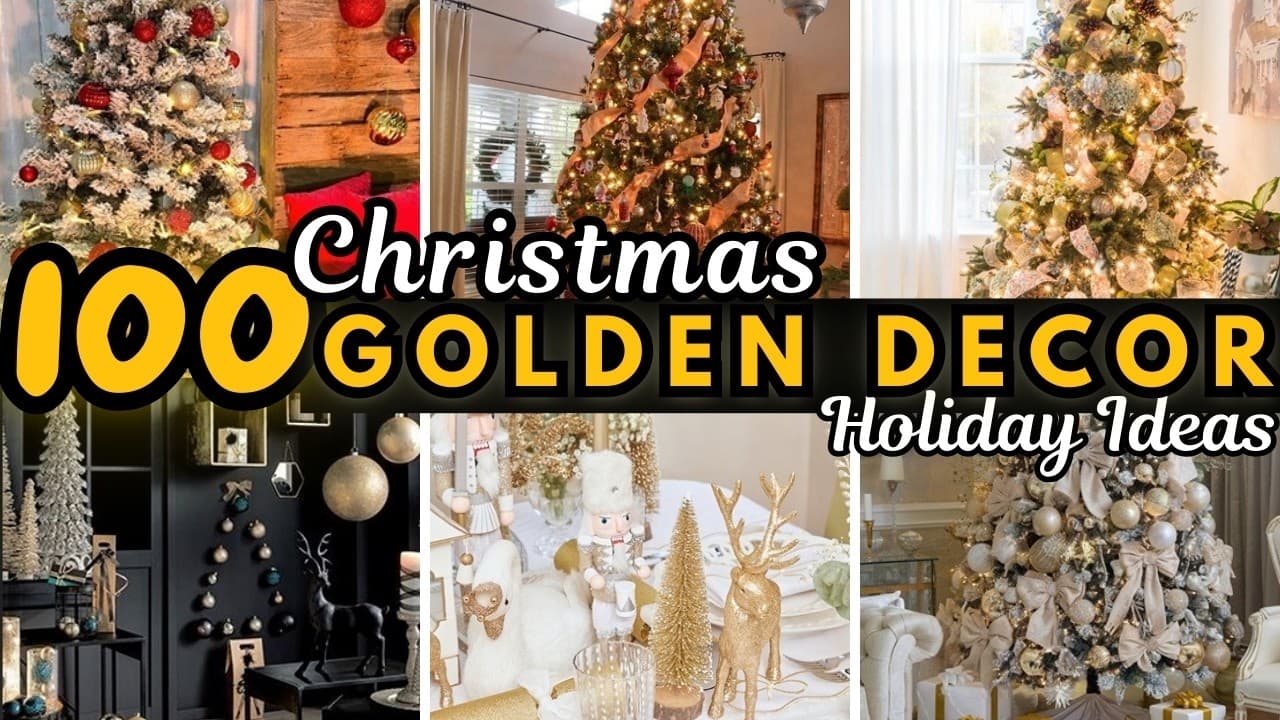 Luxury Gold Christmas Decorating Ideas to Transform Your Home