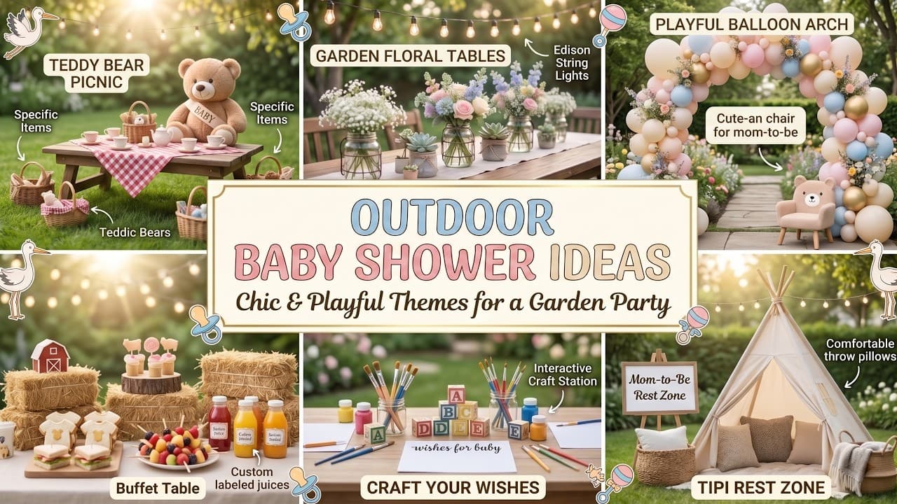 Outdoor Baby Shower Ideas That Transform Your Patio Into a Dream Venue