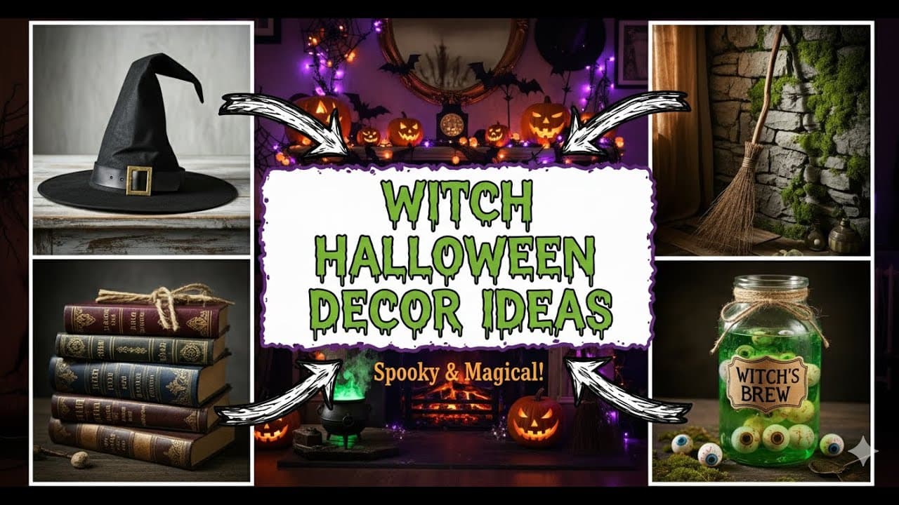 DIY Witch Halloween Decor Ideas to Transform Your Space