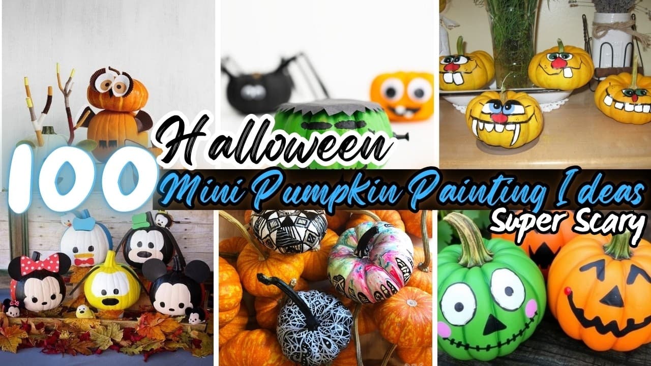 Mini Pumpkin Painting Ideas That Steal the Halloween Show