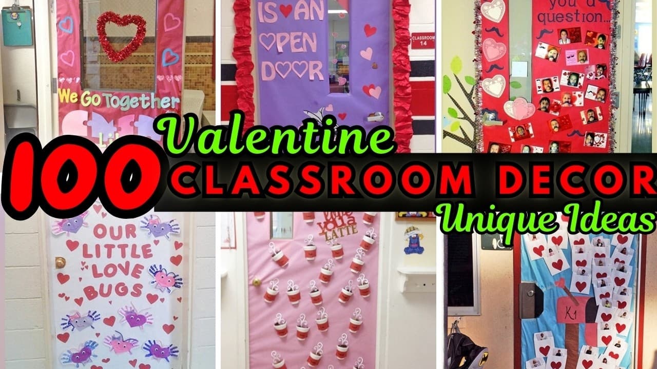 100 Adorable Valentine Classroom Door Ideas for Kids