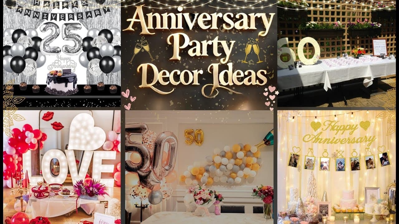 Last Minute Anniversary Decorations Ideas at Home That Actually Impress