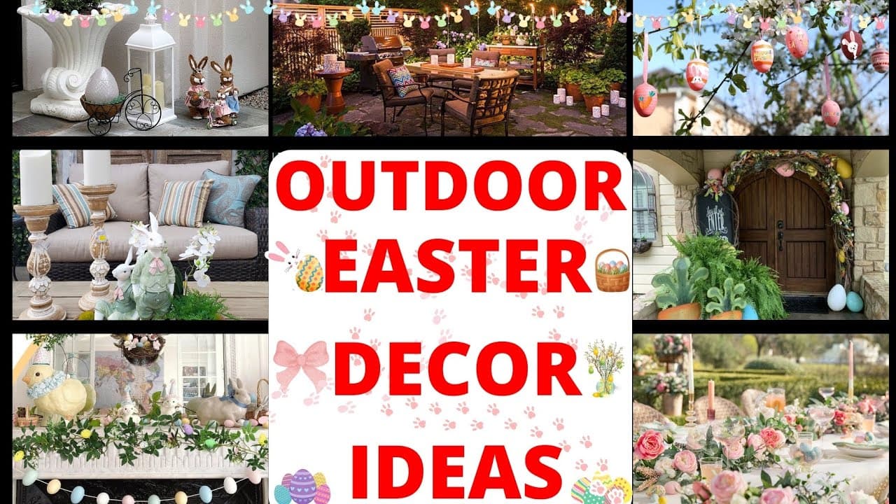 DIY Outdoor Easter Decorations Ideas for Your Porch and Yard