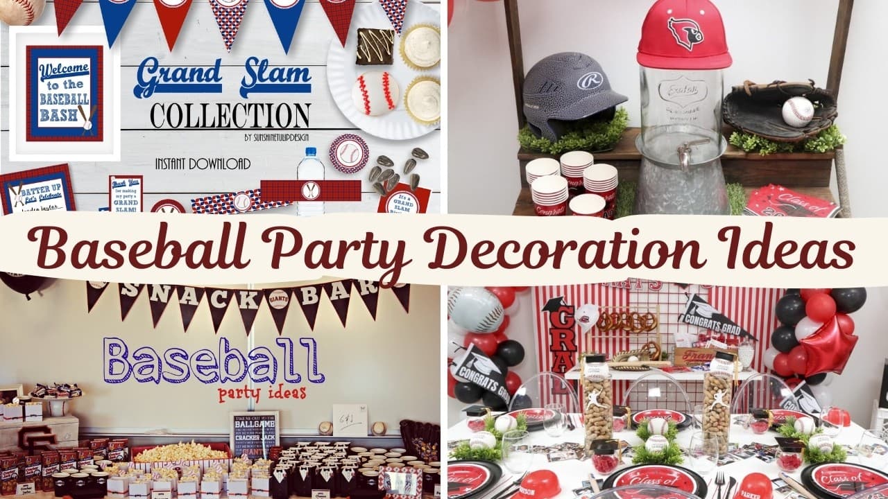 DIY Baseball Party Decoration Ideas That Hit a Home Run