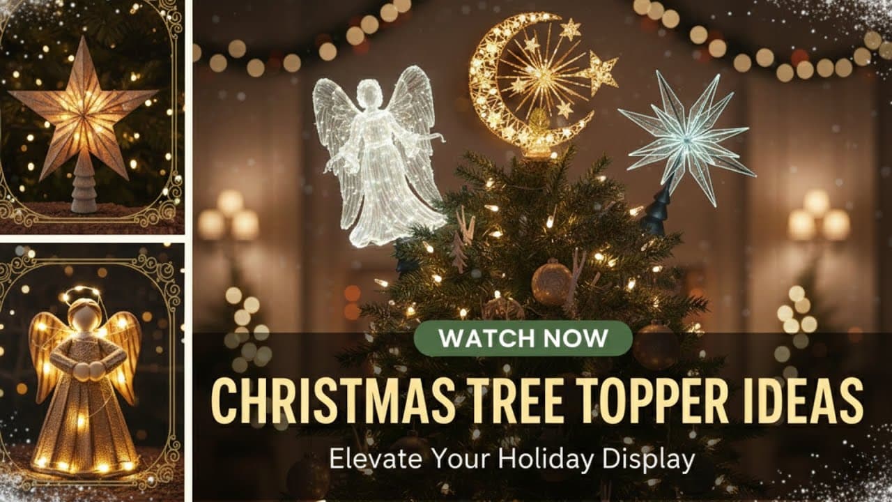 Christmas Tree Topper Ideas to Crown Your Holiday Tree