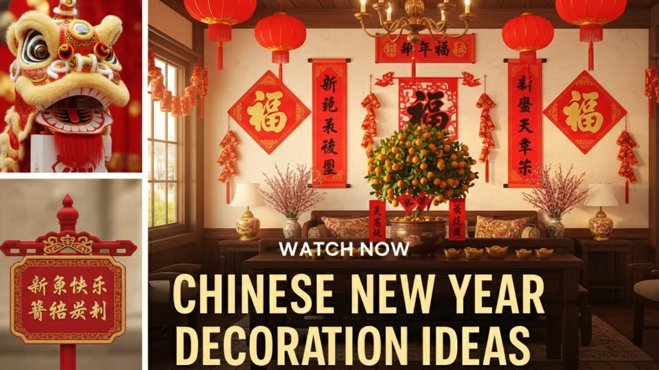 Chinese New Year Decoration Ideas to Transform Your Home in 2026