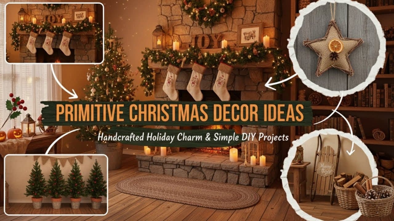 Primitive Christmas Decor Ideas That Make Your Home Feel Timeless