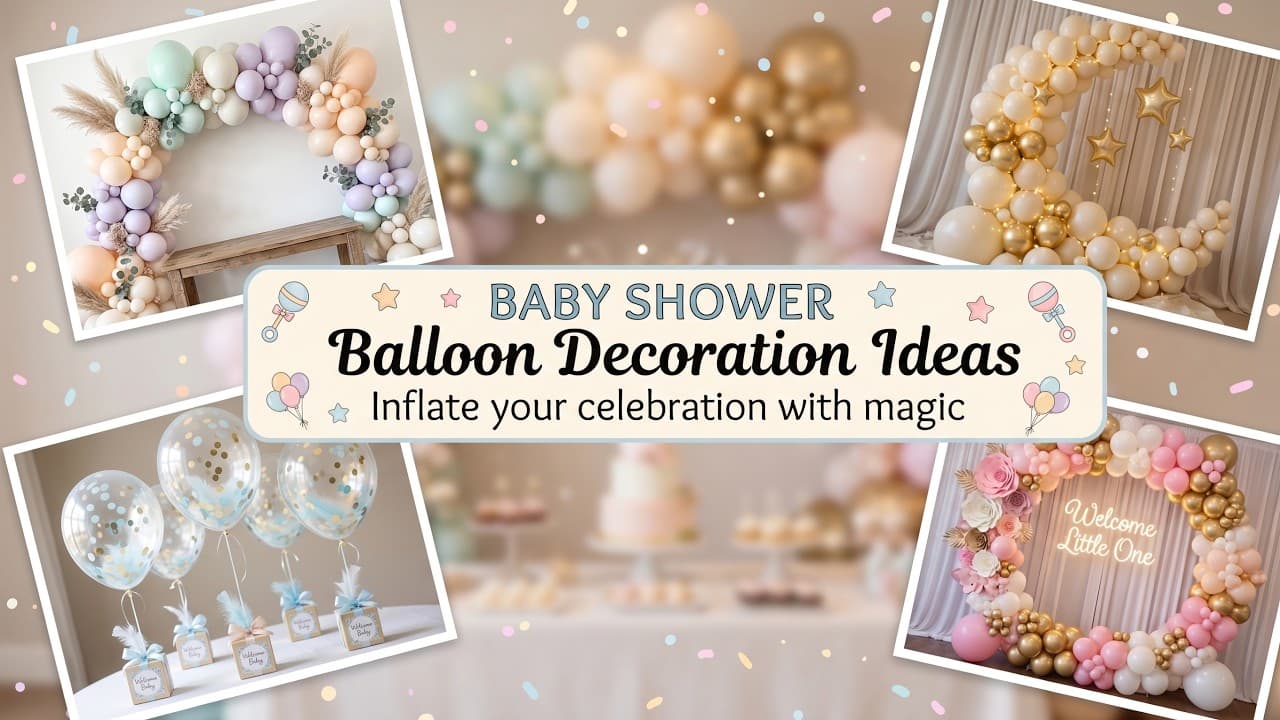 Baby Shower Balloon Decoration Ideas That Transform Any Venue