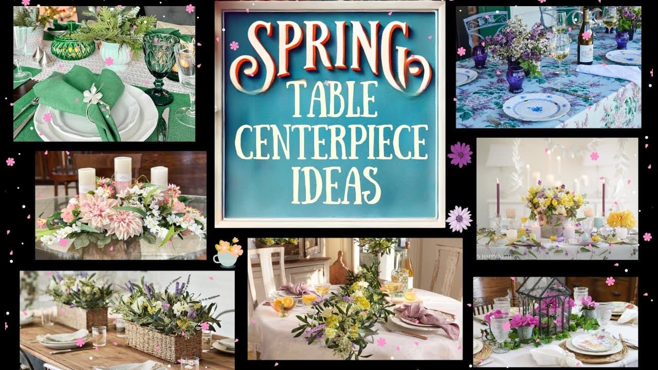 DIY Elegant Spring Table Centerpiece Ideas for a Stunning Dining Room