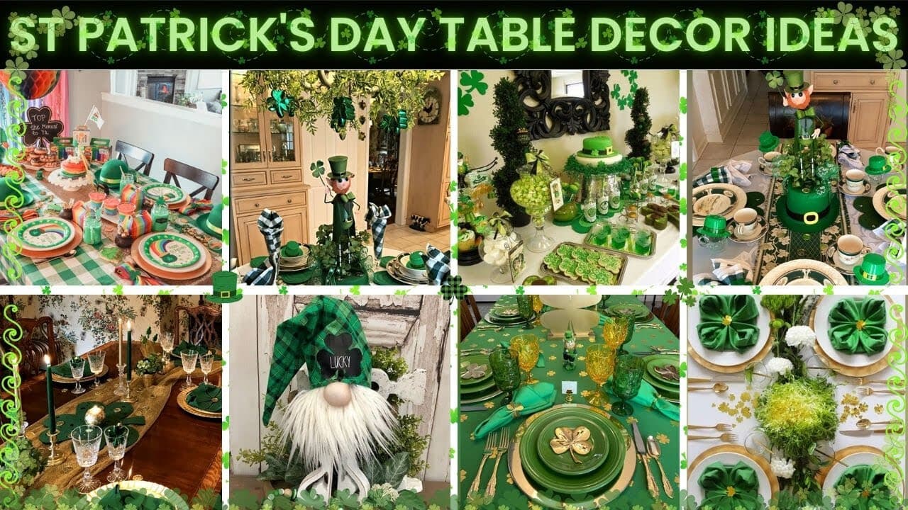 DIY Saint Patrick's Day Table Decoration Ideas That Wow