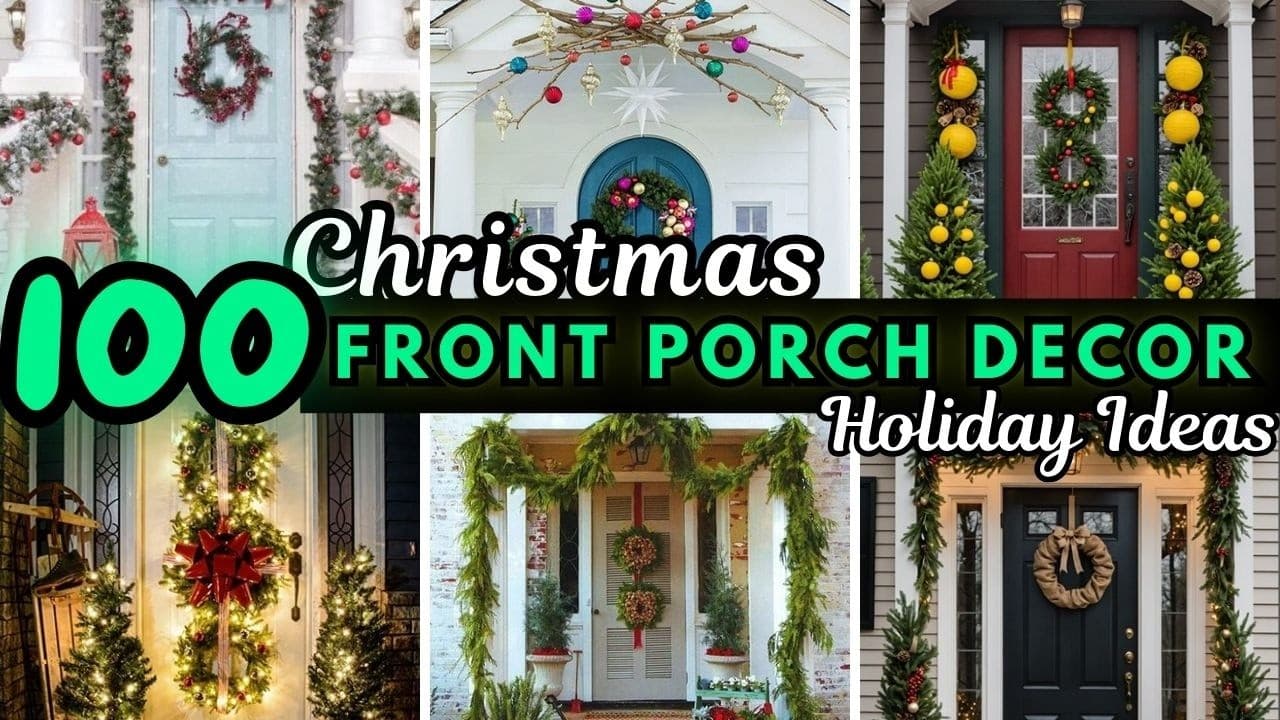Ho Ho Holiday Front Porch Decor Ideas for Christmas 2025