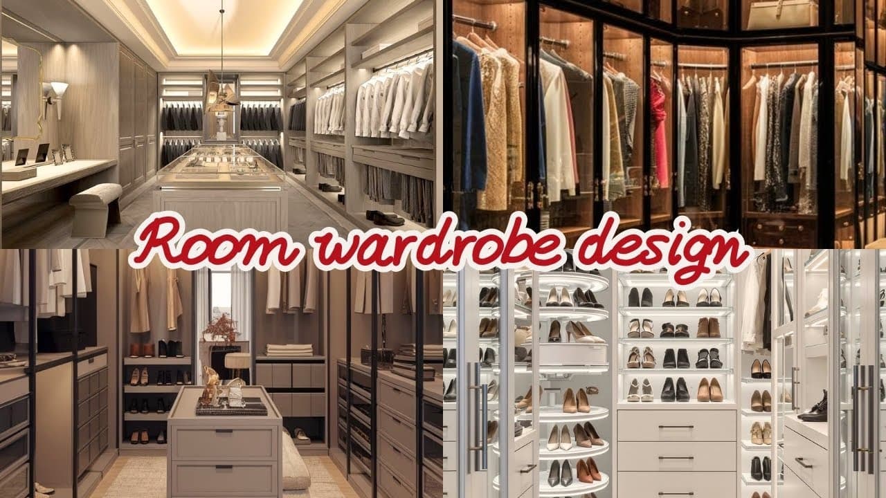 Room Wardrobe Design Ideas with Sliding Doors and Built-In Storage