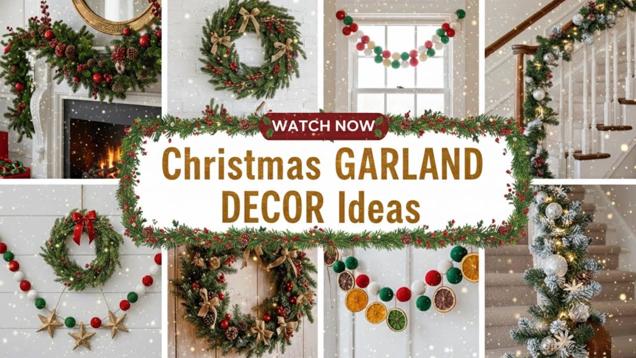 DIY Christmas Garland Ideas to Transform Your Home This Holiday