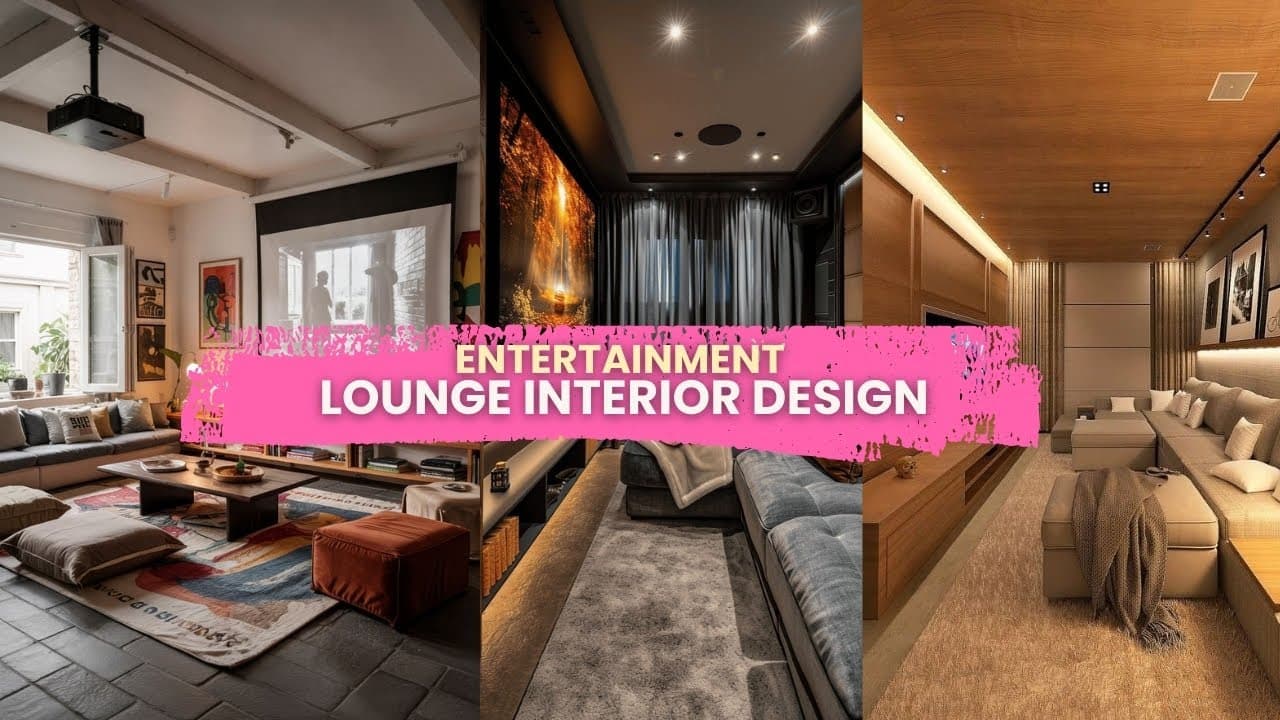 Entertainment Lounge Interior Design Ideas for a Cinematic Home