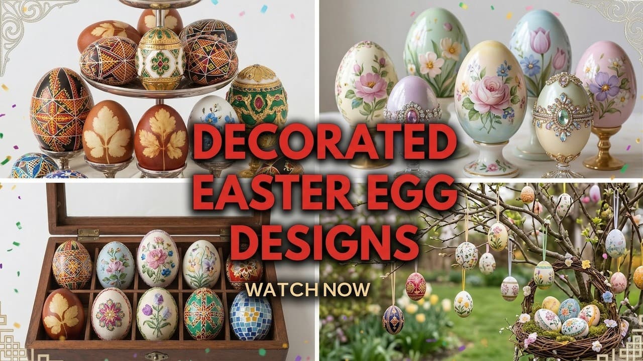 Stunning Decorated Easter Egg Designs to Try This Season