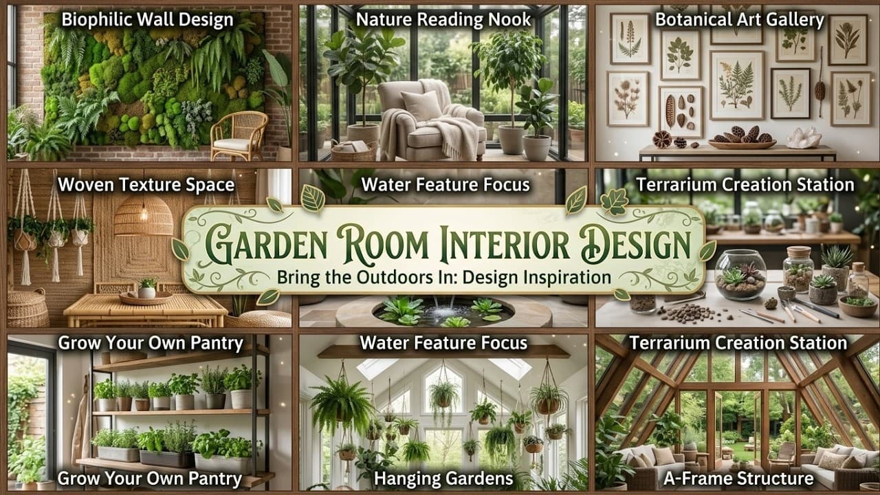 Garden Room Ideas for a Cozy Indoor Plant Sunroom