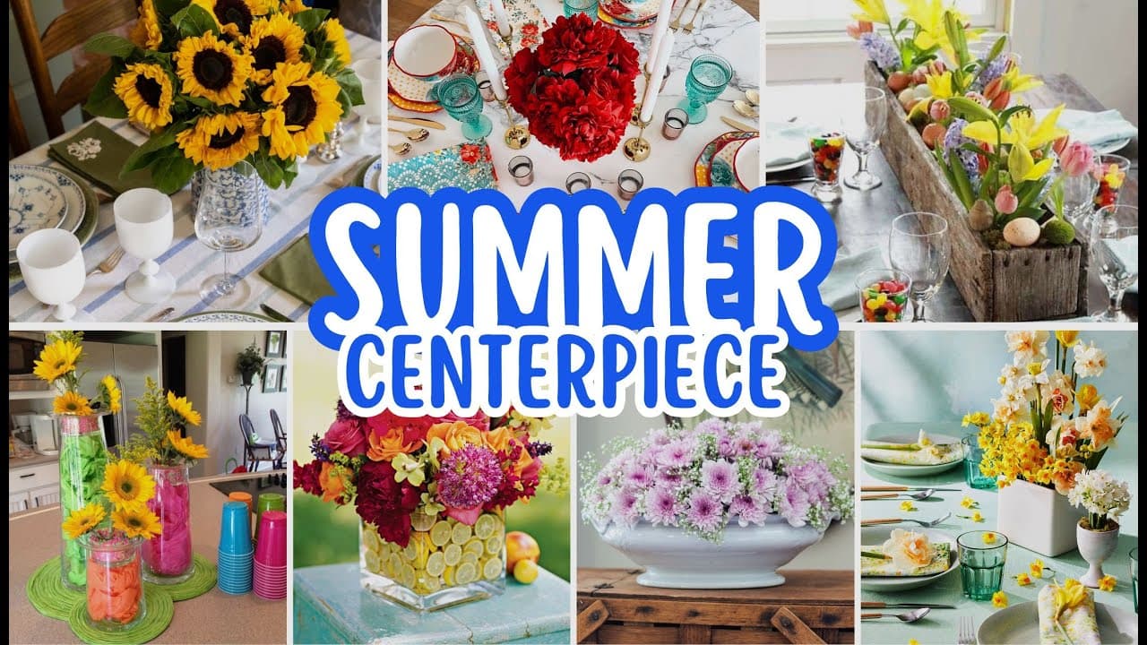Oh-So-Cute DIY Summer Table Centerpiece Ideas to Steal Right Now