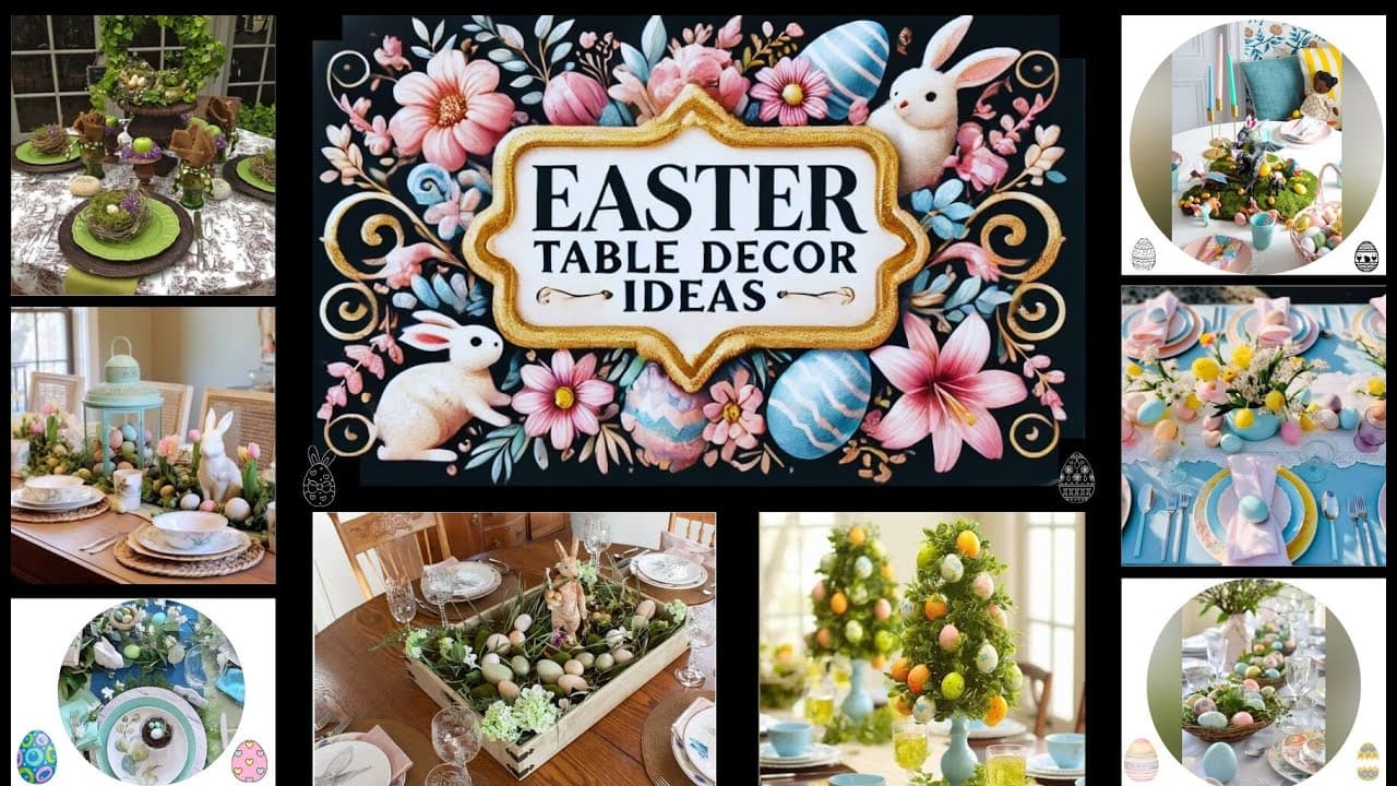 100+ DIY Easter Table Decorations Ideas to Transform Your Holiday Spread