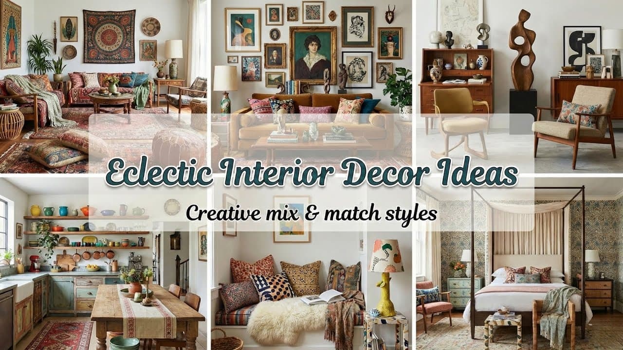Eclectic Interior Decor Ideas for a Bold, Layered Home
