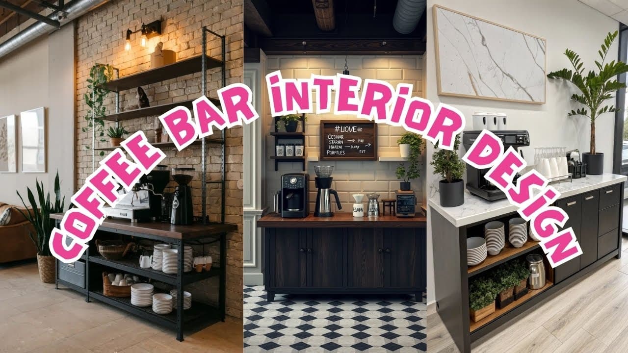 Coffee Bar Interior Design Ideas for a Cozy Home Setup