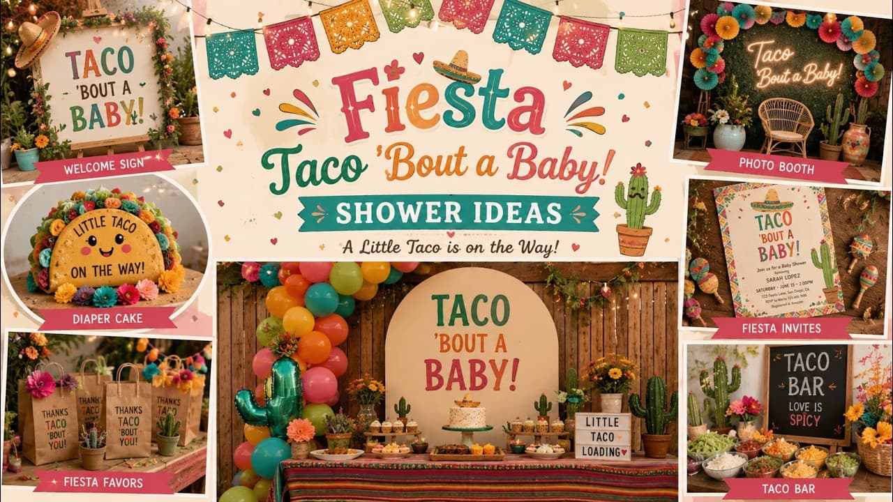 Fiesta Taco Bout a Baby Shower Ideas for a Bold Celebration