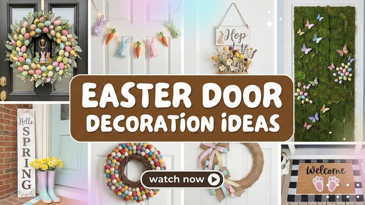 Easter Door Decoration Ideas to Transform Your Front Door This Spring