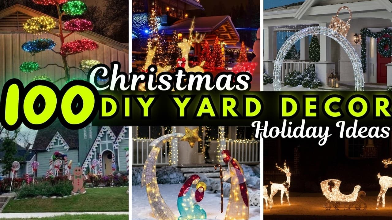 DIY Christmas Yard Decor Ideas for a Festival Outdoor Display