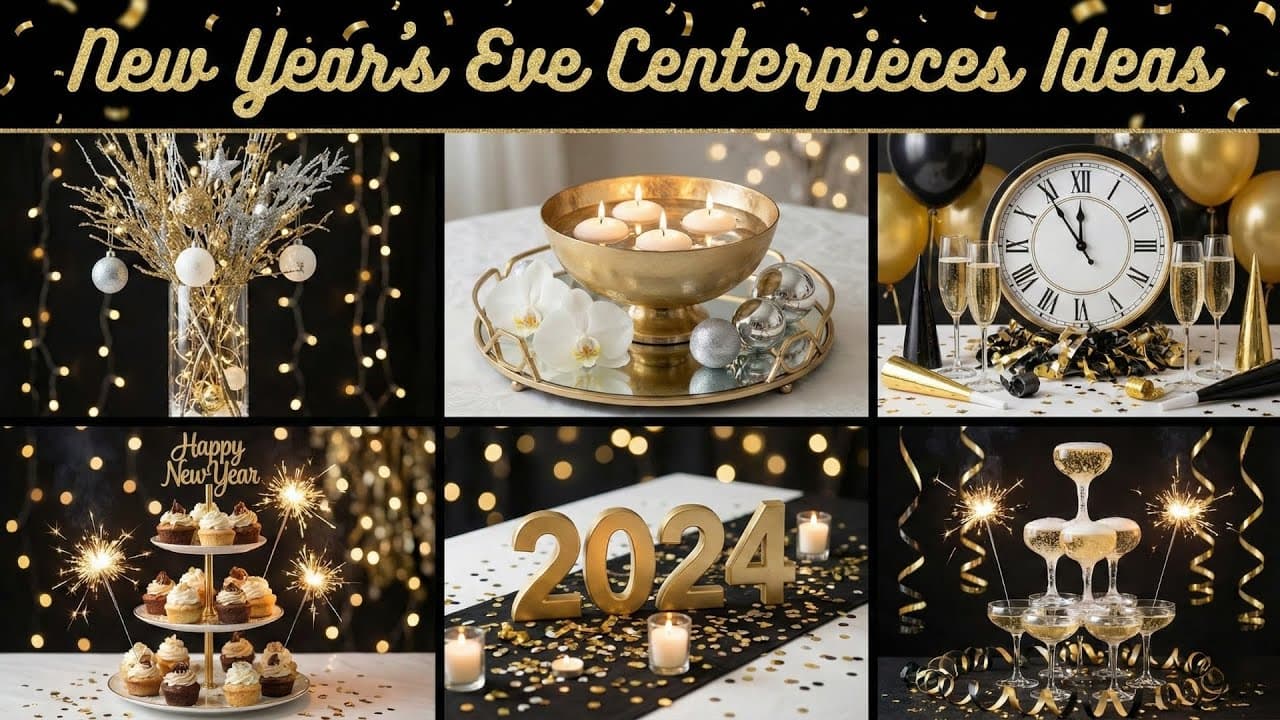 New Years Eve Centerpieces Ideas That Steal the Spotlight