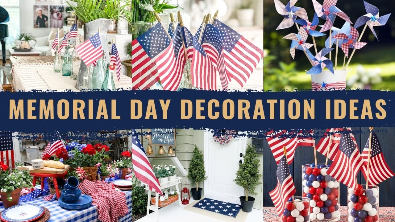 Must See Memorial Day Decoration Ideas for Wreaths, Tables and Outdoors