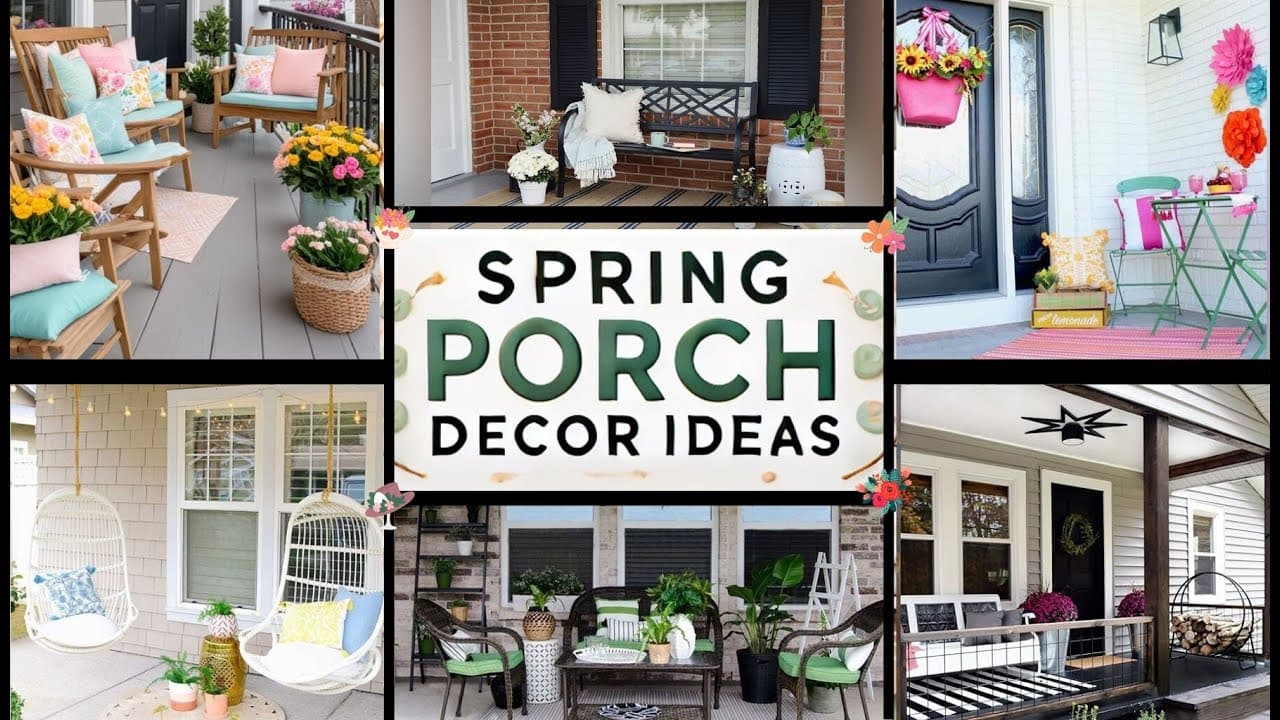 Must-Try DIY Spring Porch Decorating Ideas for a Beautiful Entrance