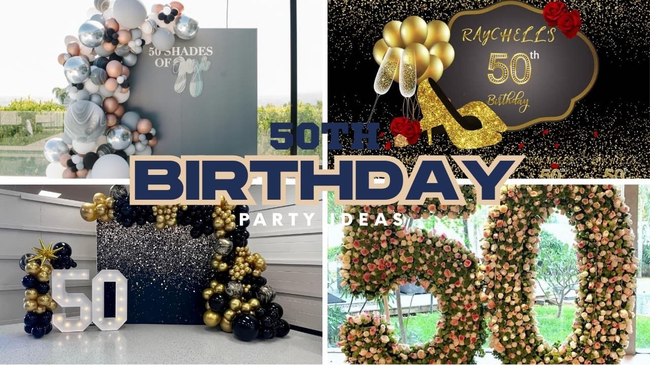 Glam 50th Birthday Party Decoration Ideas That Steal the Show