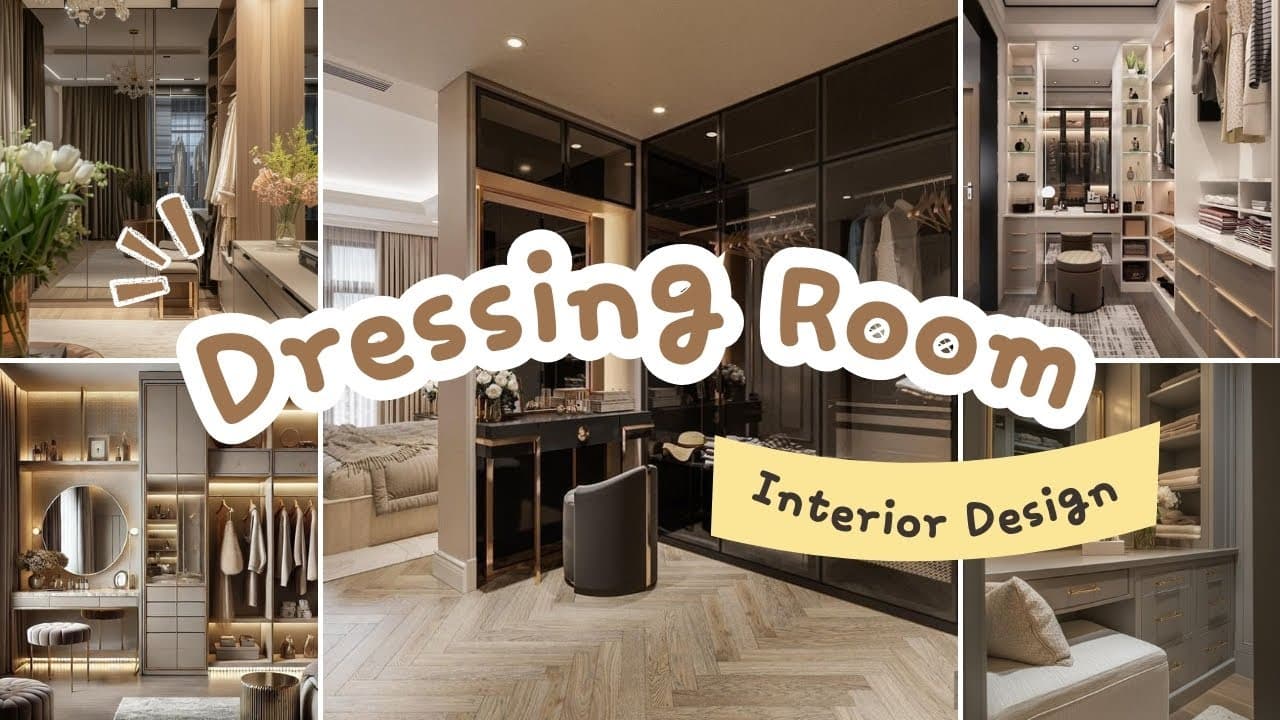 Dressing Room Interior Design Ideas for a Glam Walk-In Closet