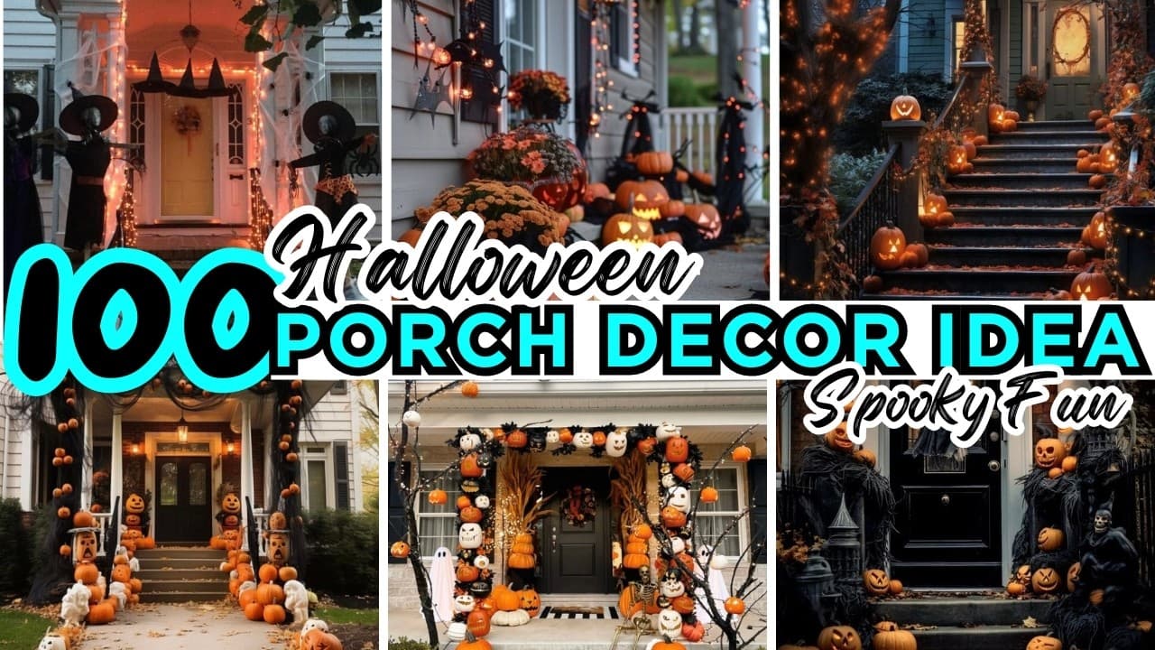 Aesthetic Halloween Porch Decor Ideas That Wow the Neighborhood