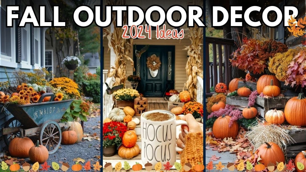 Best Fall Outdoor Decoration Ideas to Welcome Cozy Autumn