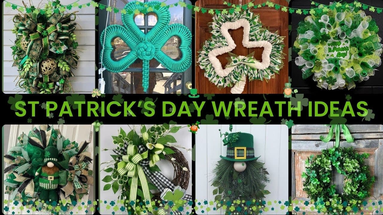 Saint Patrick's Day Wreath Ideas to Transform Your Front Door