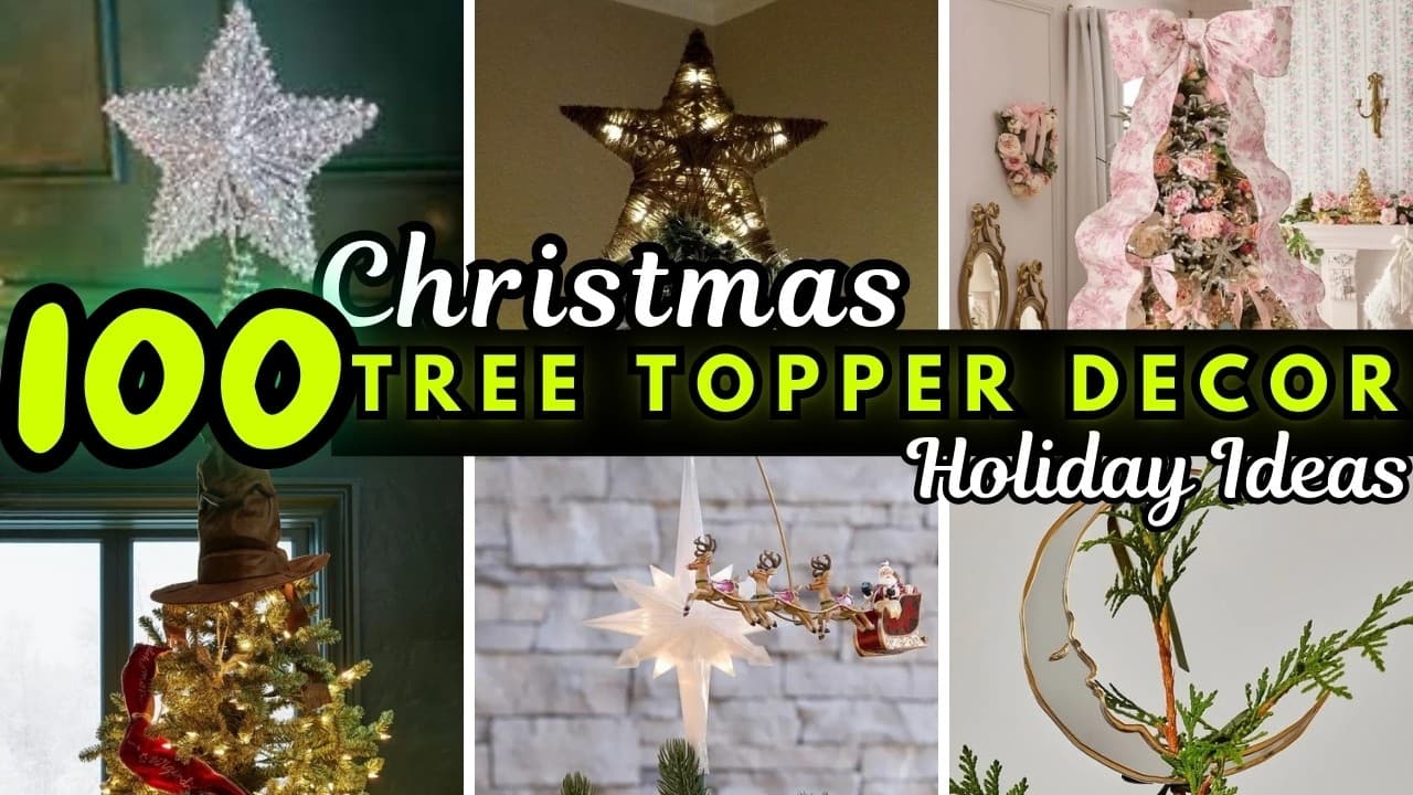 Elegant Christmas Tree Topper Ideas for a Magical Holiday Finish