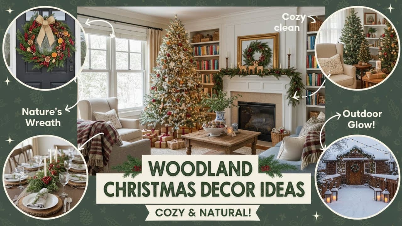 Woodland Christmas Decorations Ideas to Transform Your Home