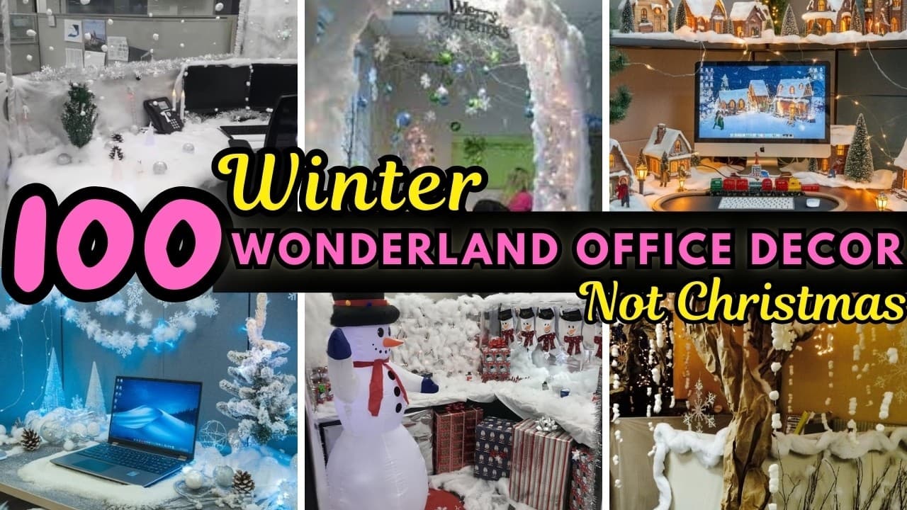 107 DIY Elegant Winter Wonderland Office Decorating Ideas That Actually Work