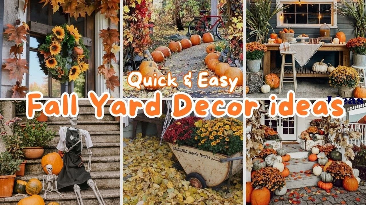 Best Fall Yard Decorating Ideas That Are Quick and Easy