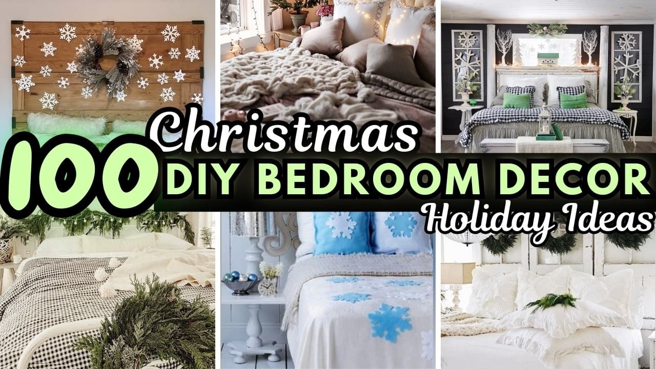 Aesthetic DIY Christmas Decorating Ideas for Bedrooms That Sparkle